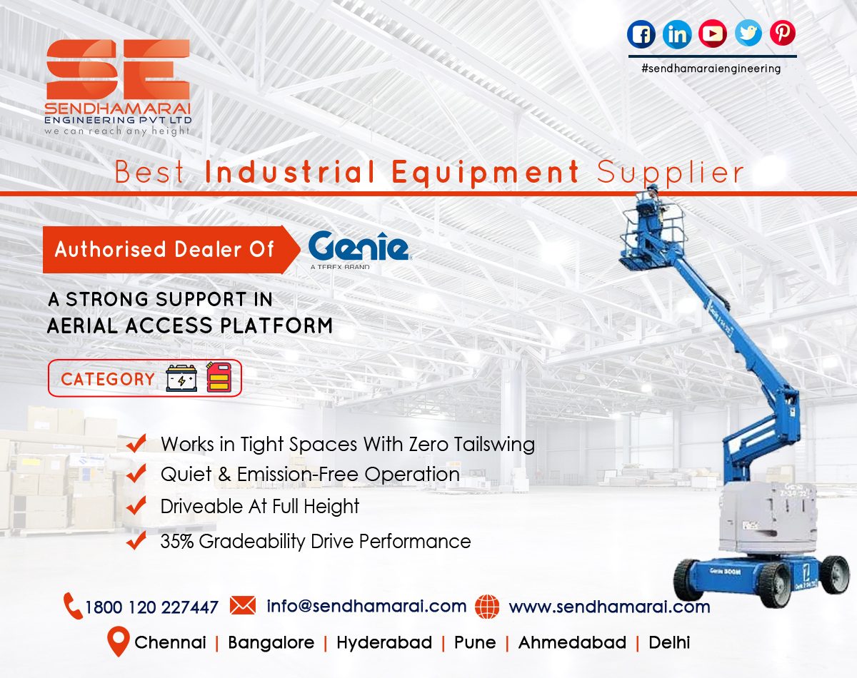 EXCLUSIVE BOOM LIFT WITH 360º ROTATION » Sendhamarai Engineering Pvt